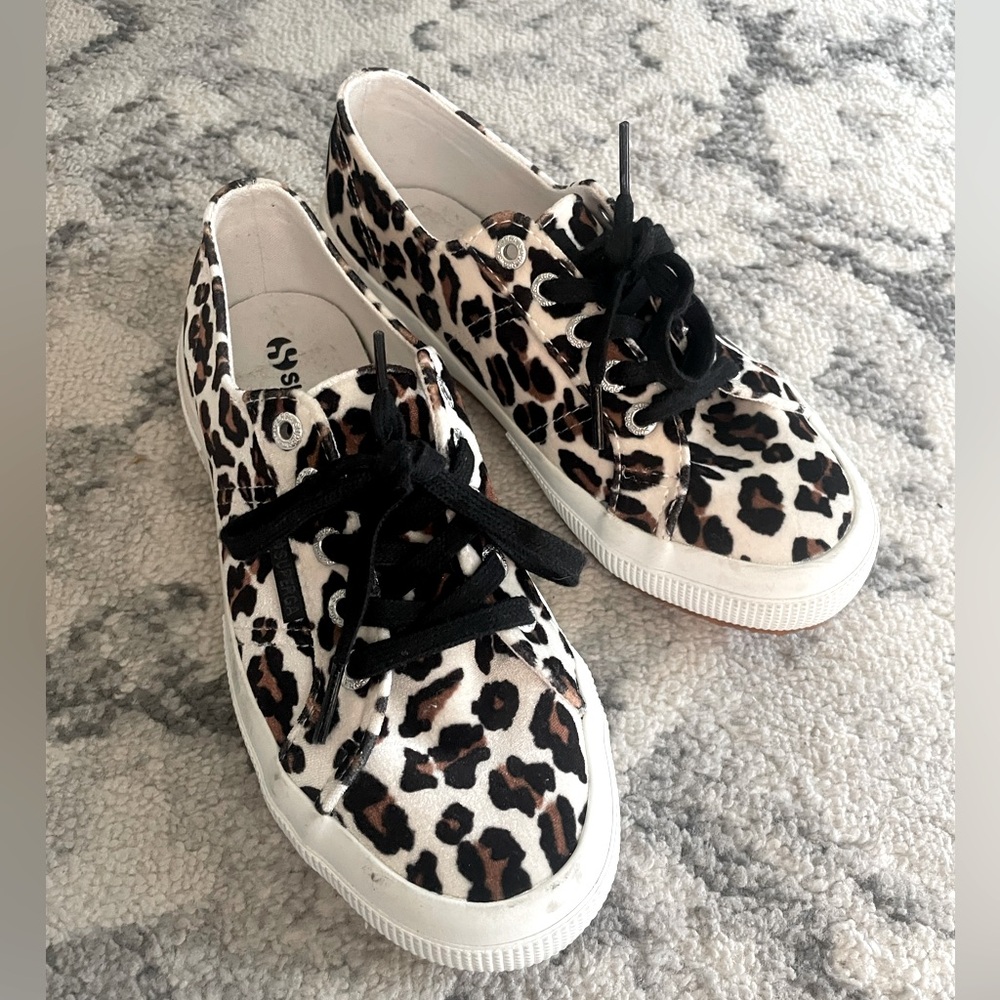 Superga - Cheetah Print Sneakers